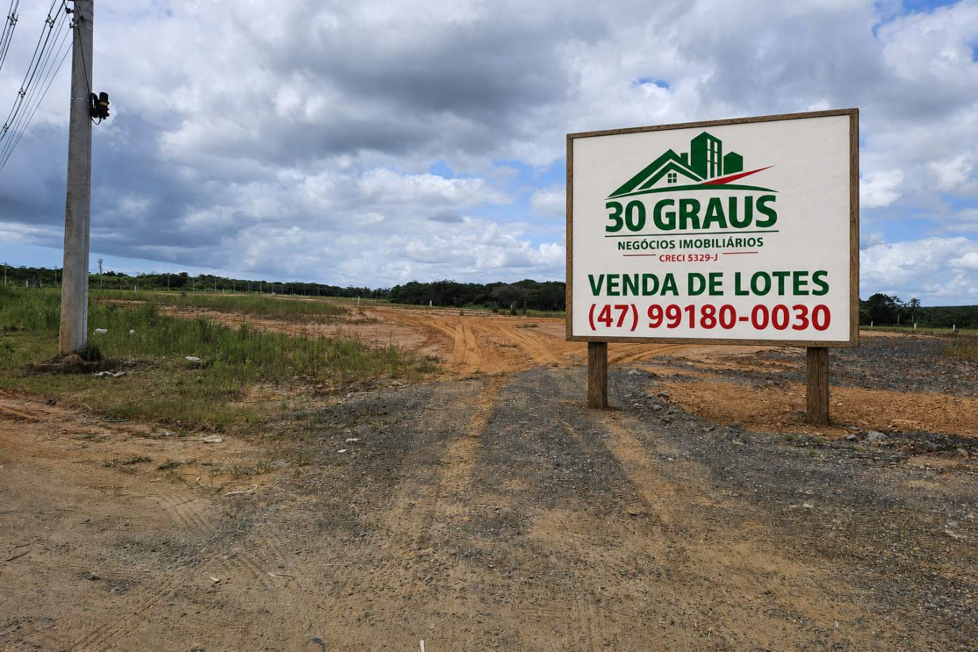 Terreno comercial à venda  no Corveta - Araquari, SC. Imóveis